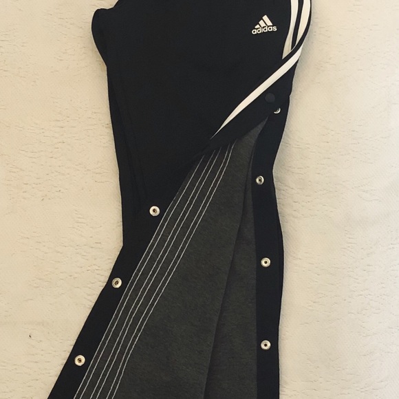 Adidas 3 stripe snap pants - Picture 3 of 4